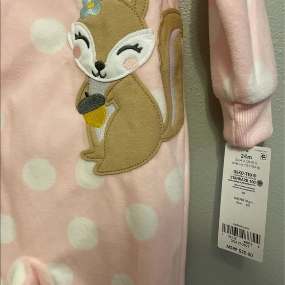 Carter’s 24month footie pjs - Picture 2 of 2